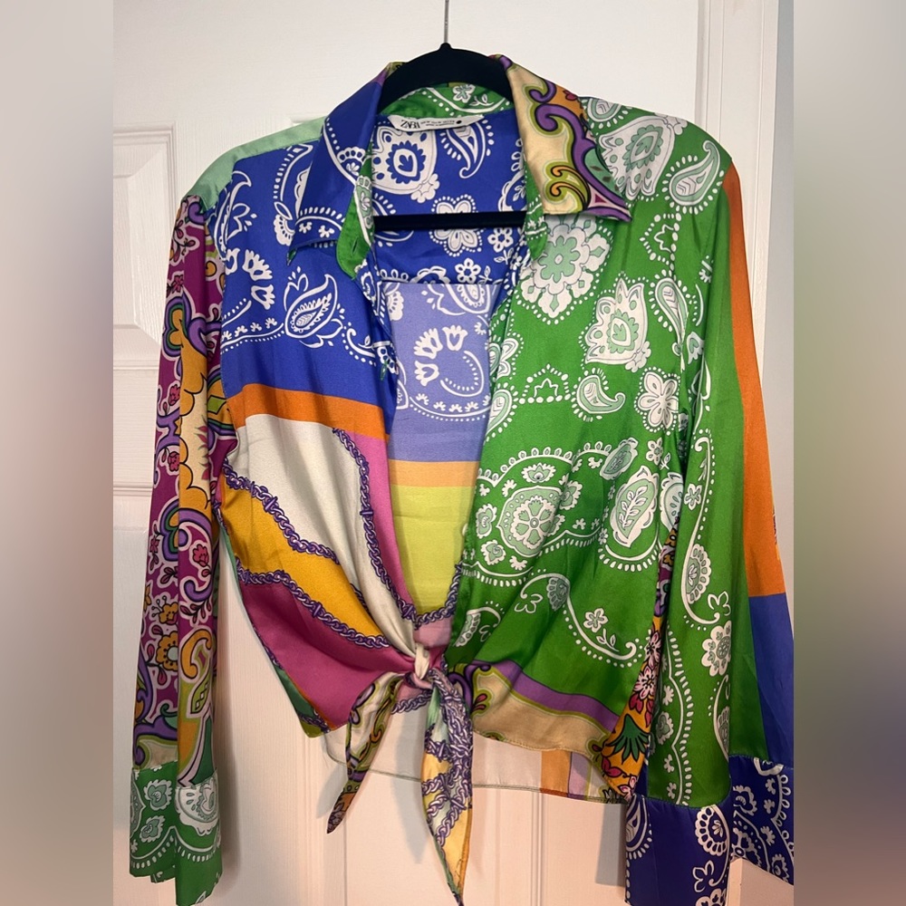 Zara Blouse Size M